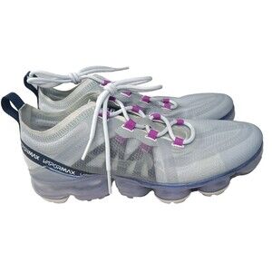 Nike Air VaporMax 2019 Shoes Women's Size 7.5 Sneakers Football Grey Obsidian